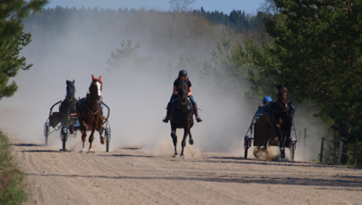 Part of the training track